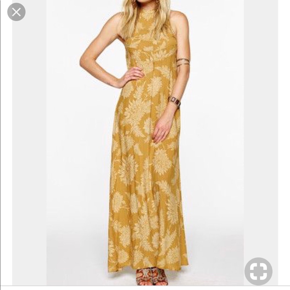 Novella Royale Moonfire Dress in Gold Dahlia